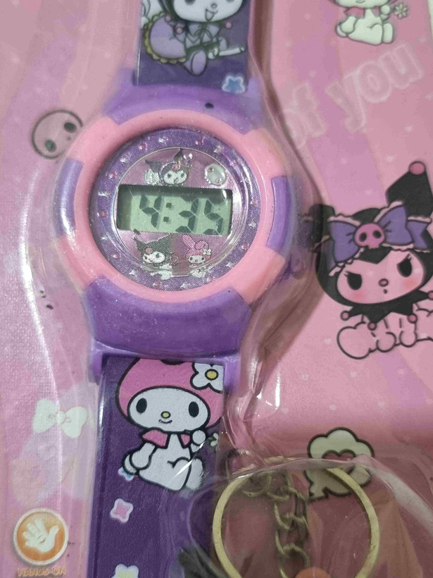 ست ساعت و پاسوییچی بچگانه با طرح کرومی از برند Cute toys