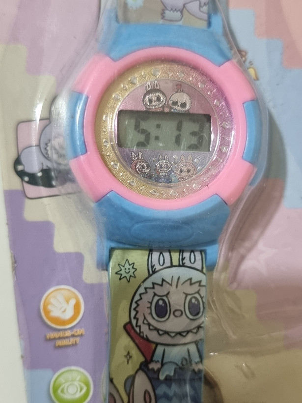 ست ساعت و پاسوییچی بچگانه طرح لبوبو از برند Cute toys
