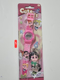 ست ساعت و پاسوییچی بچگانه طرح کارتونی دختران قدرتمند ِ از برند Cute toys