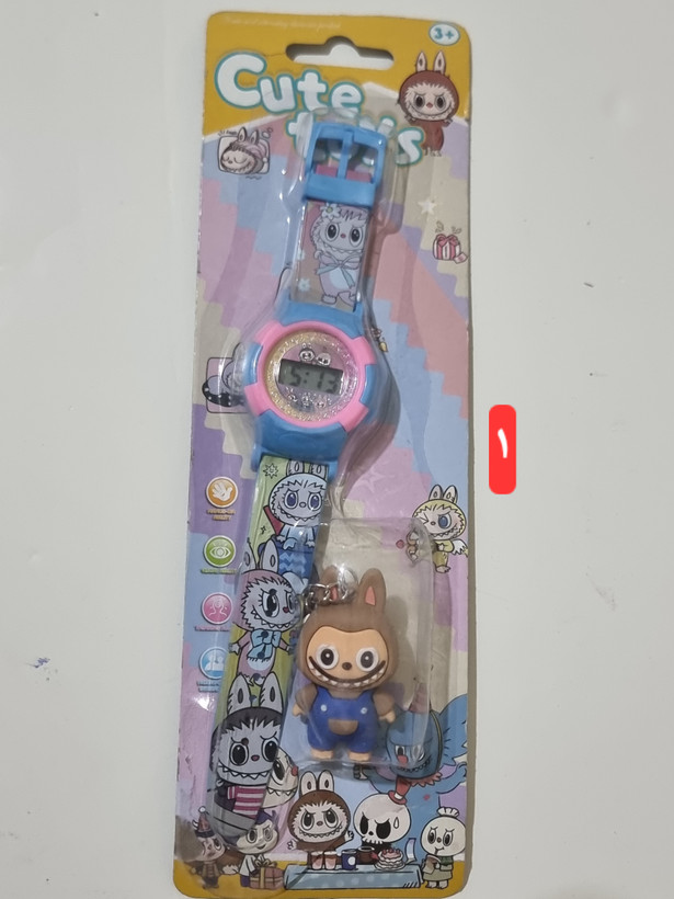 ست ساعت و پاسوییچی بچگانه طرح لبوبو از برند Cute toys