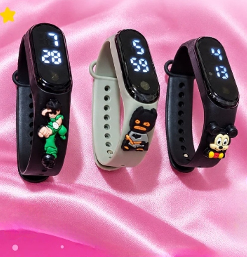 ساعت کپسولی بچگانه طرح LED عروسکی